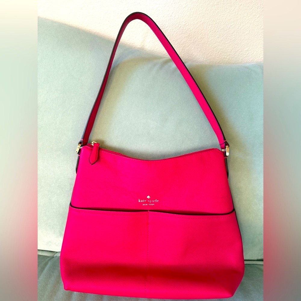 Kate Spade New York Bailey Shoulder Handbag hot pink